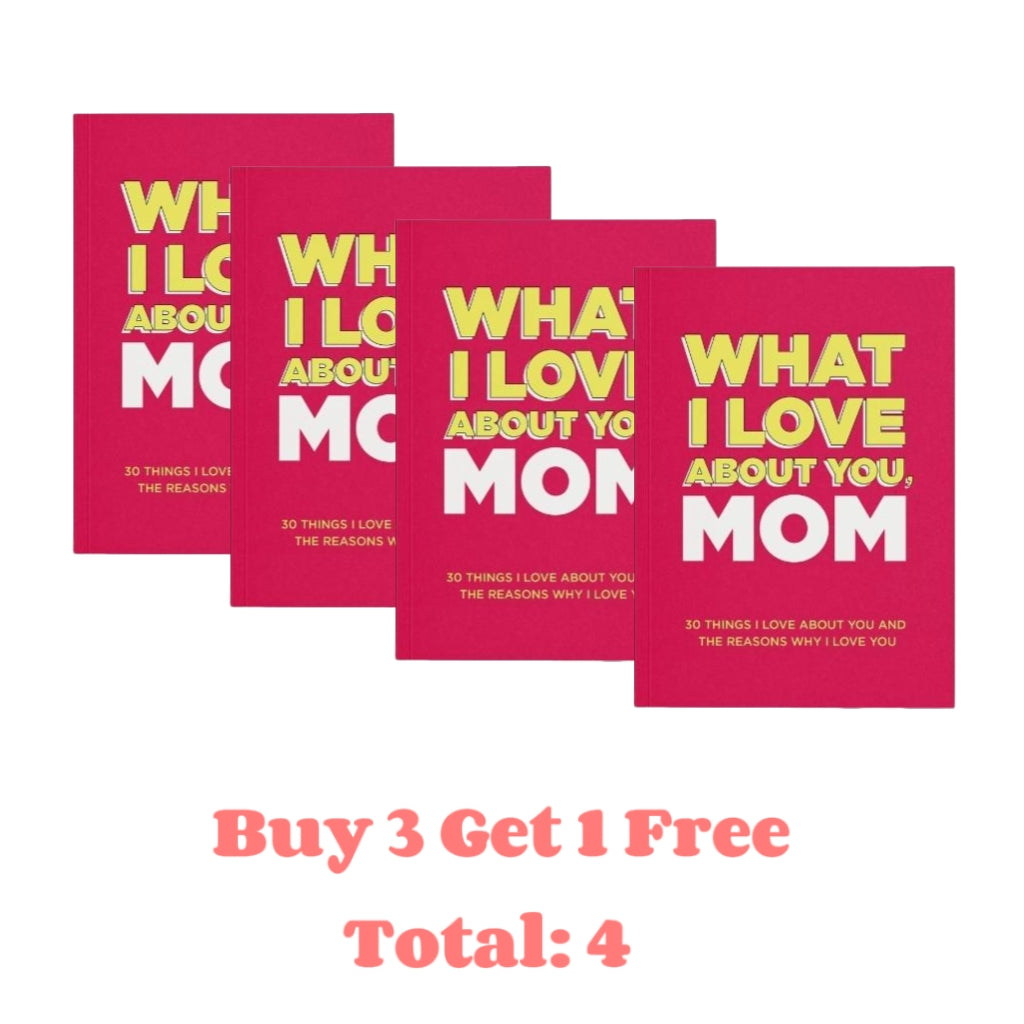 What I Love About You, Mom. Why I Love You Fill-in-the-Blank Gift Book.
