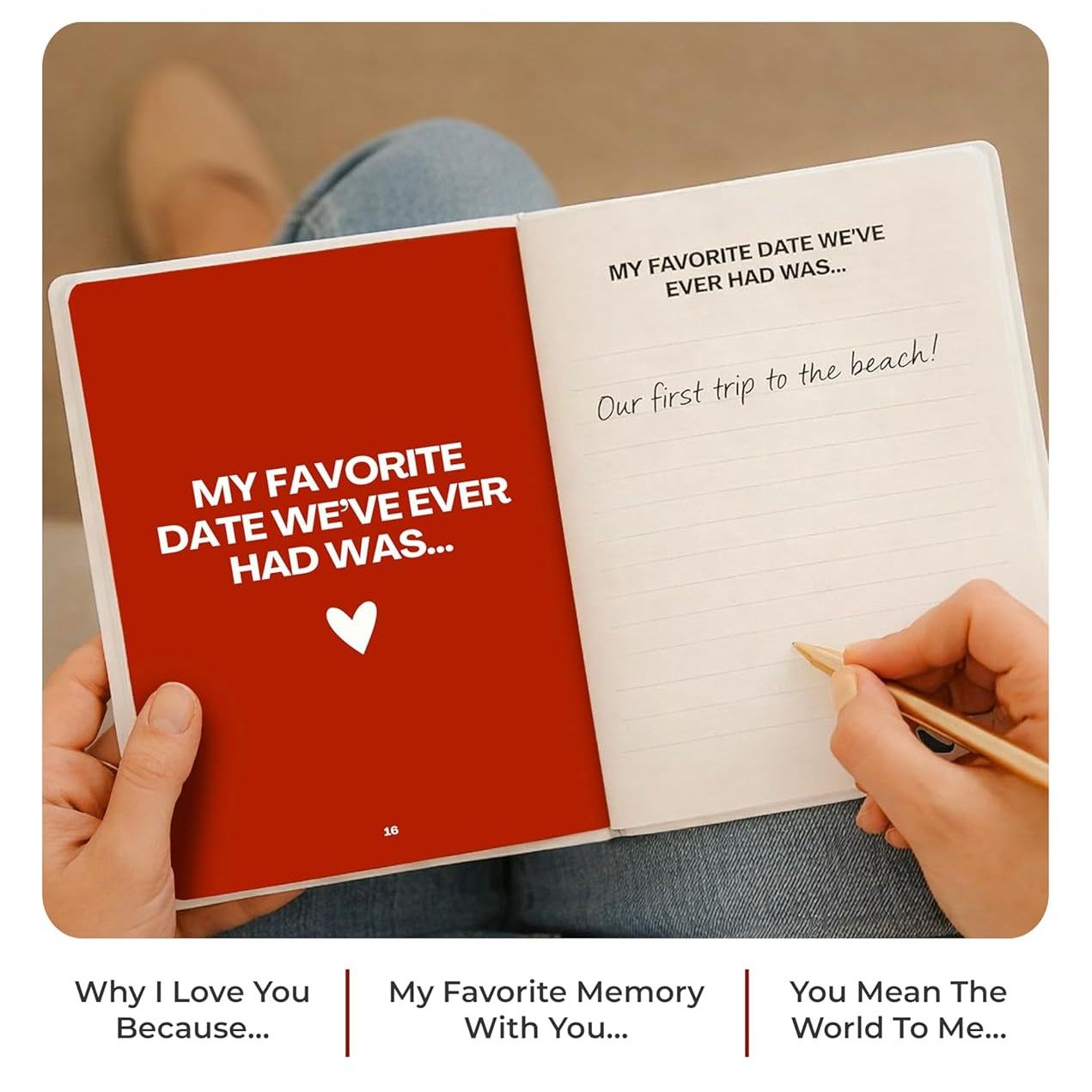 THIS IS WHY YOU'RE MINE-journal- beautifully designed i love you book