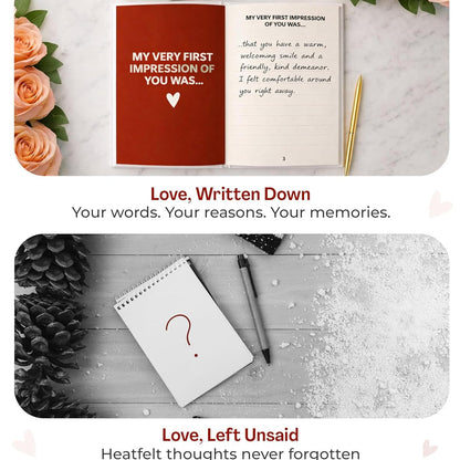 THIS IS WHY YOU'RE MINE-journal- beautifully designed i love you book