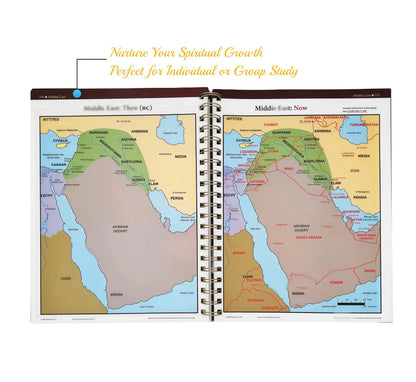 The Ultimate Bible Reference Book: 230 Pages of Visual Charts, Maps & Timelines on Everything