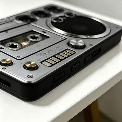 🔥Hot Sale 49% off🌟📼 Retro Cassette Player Pattern Silicone Phone Case Applicable to the Galaxy series