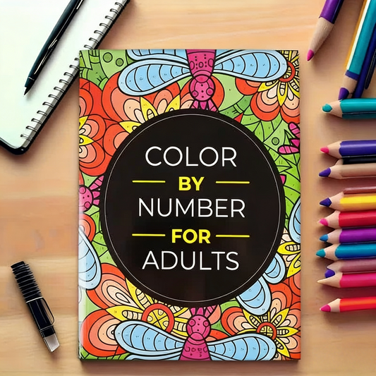 Color By Number For Adults: Relaxation and Stress Relief Experience