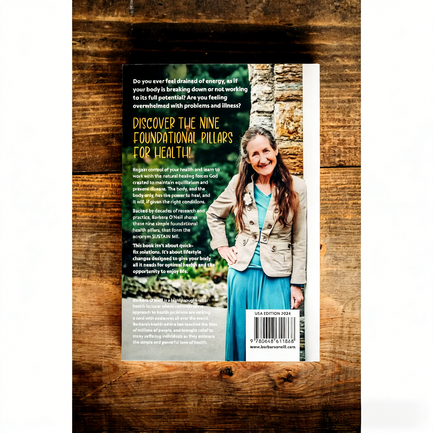 New Sustain Me by Barbara O’Neill Paperback,  Sustain Me The Comprehensive Natural remedy book Remedies Books Guide foundational pillar Healthy Wellness -book lover gifts Healthier