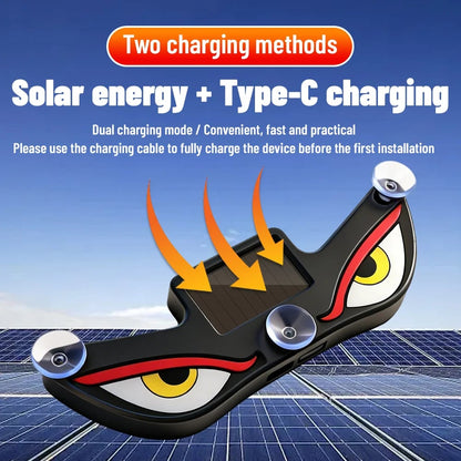 🔥Last Day 49% OFF - Solar Demon Eye LED Car Window Light